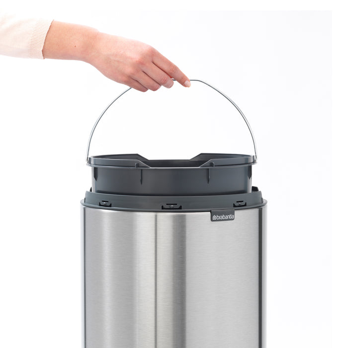 Brabantia Touch Bin New Afvalemmer 30 Liter Vingerafdrukvrij