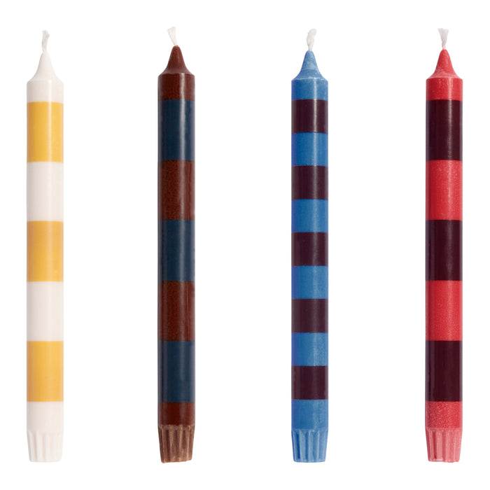 HAY Stripe Kaarsen 4 st. - Bright