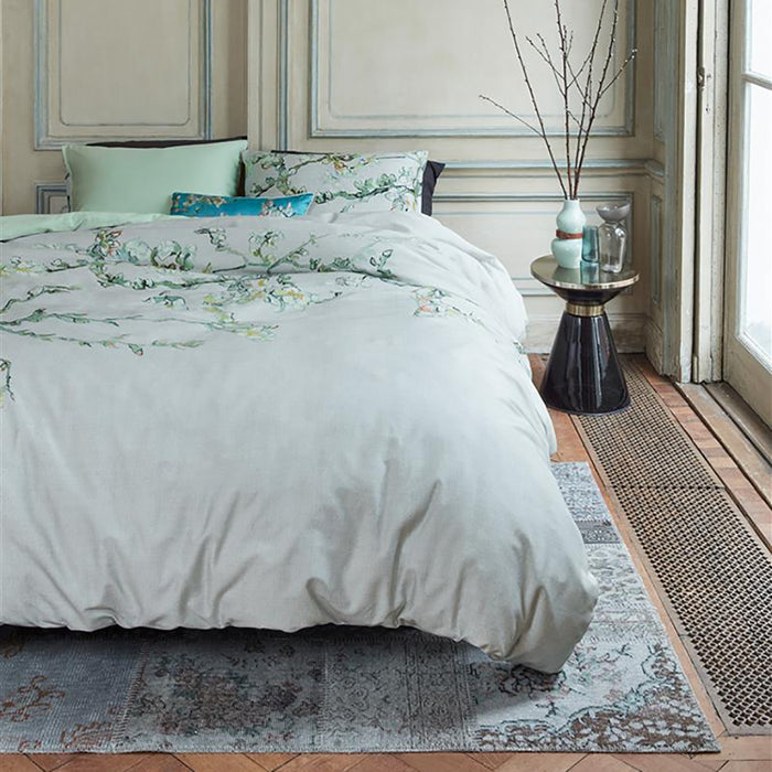 Beddinghouse x Van Gogh Museum Blossom Dekbedovertrek 200 x 200/220 cm - Grijs