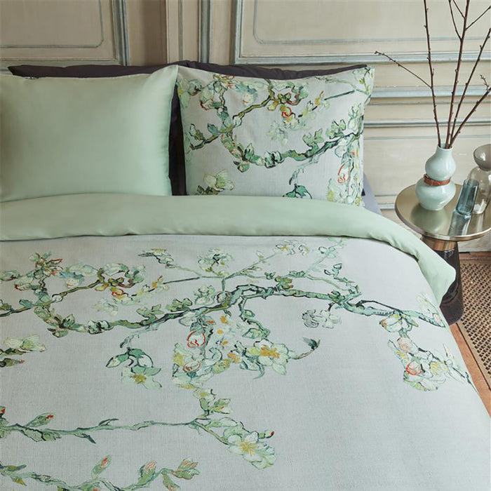 Beddinghouse x Van Gogh Museum Blossom Dekbedovertrek 200 x 200/220 cm - Grijs