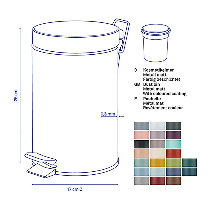 Kela Monaco Pedaalemmer 3 L - Rood