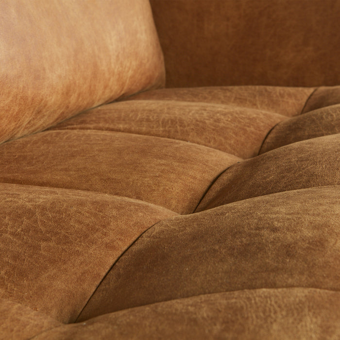 WOOOD Rodeo Classic 3-zitsbank - Eco-leder -  Cognac