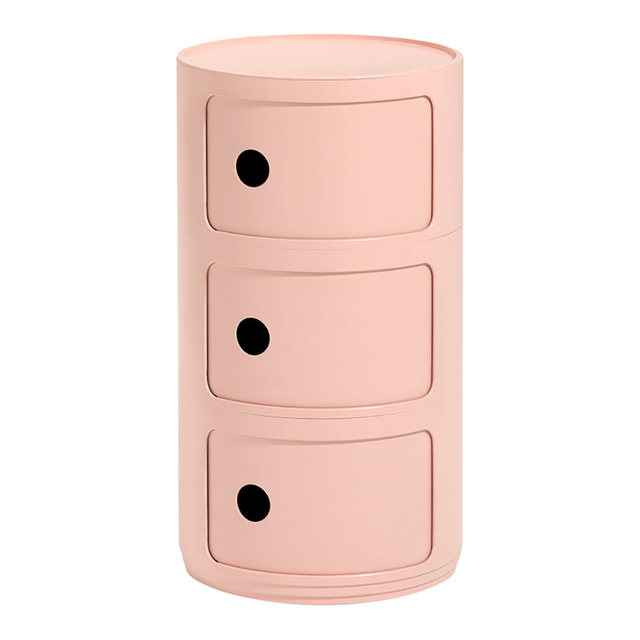 Kartell Componibili BIO Kast - 3 Modules - Roze