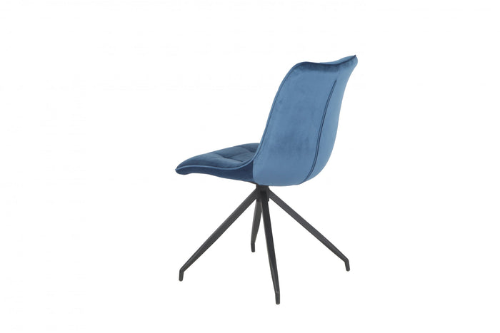 Furnihaus Eetkamerstoel Alex - Blauw - Set van 2