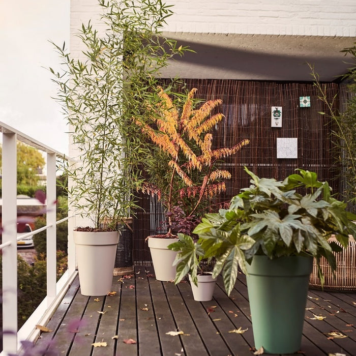 elho Loft Urban Round Bloempot 60 cm met Wielen