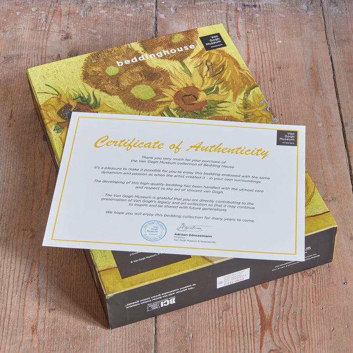 Beddinghouse x Van Gogh Museum Tournesol Dekbedovertrek 200 x 200/220 cm - Geel