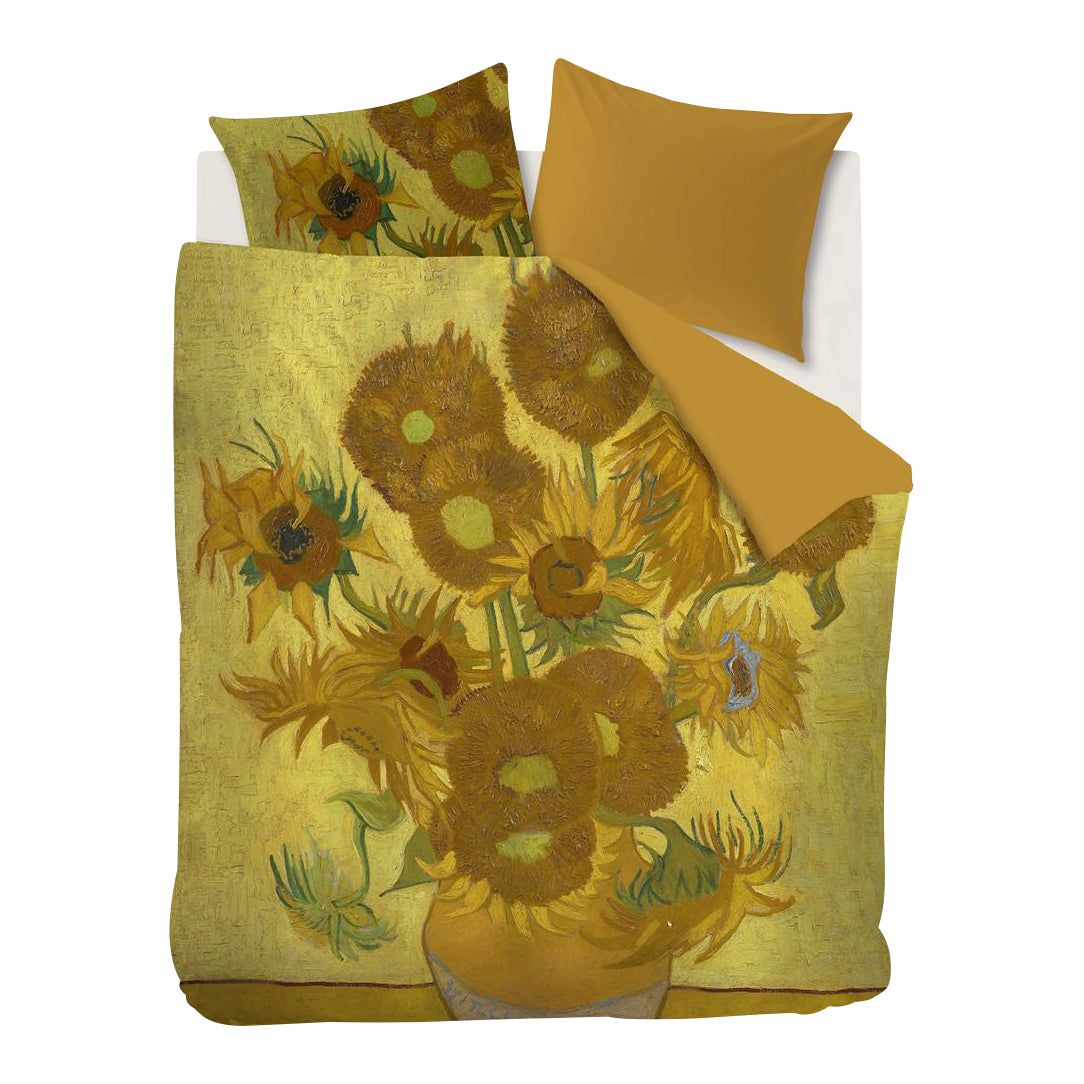 Beddinghouse x Van Gogh Museum Tournesol Dekbedovertrek 240 x 200/220 cm - Geel