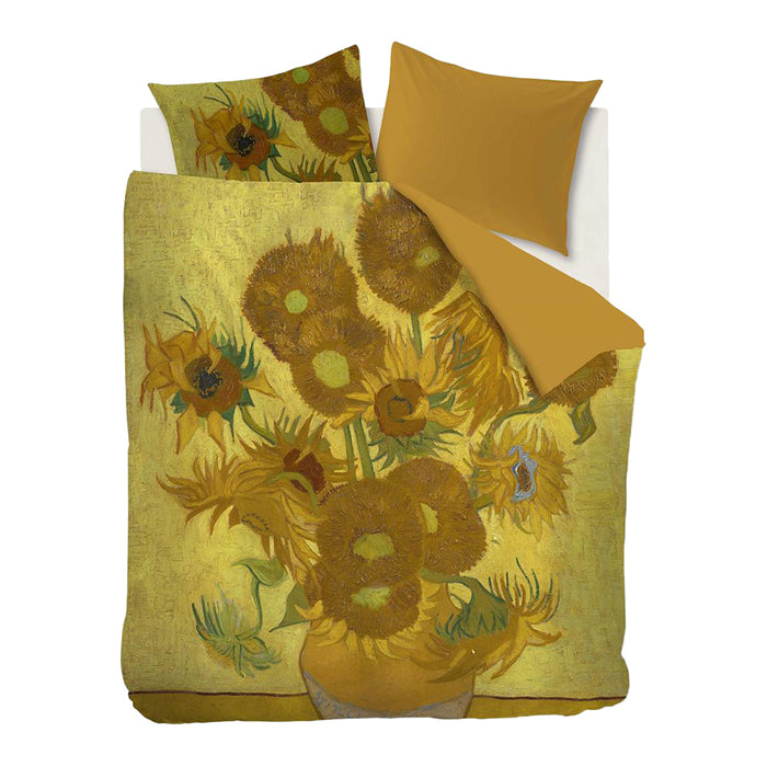 Beddinghouse x Van Gogh Museum Tournesol Dekbedovertrek 240 x 200/220 cm - Geel