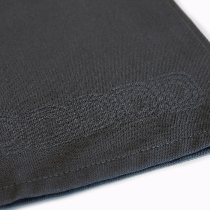 DDDDD theedoek Logo - 60x65 cm - Anthracite - 6 stuks
