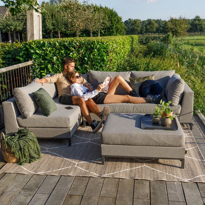 WOOOD Sicilië Loungeset All Weather – Rechts - Taupe