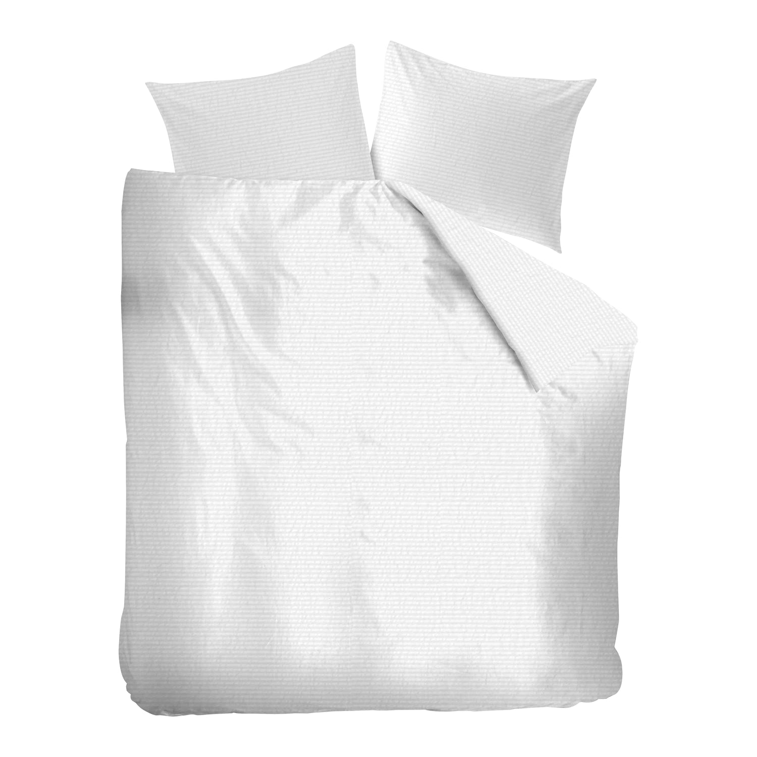 Beddinghouse Wave Dekbedovertrek 200 x 200/220 cm - Wit