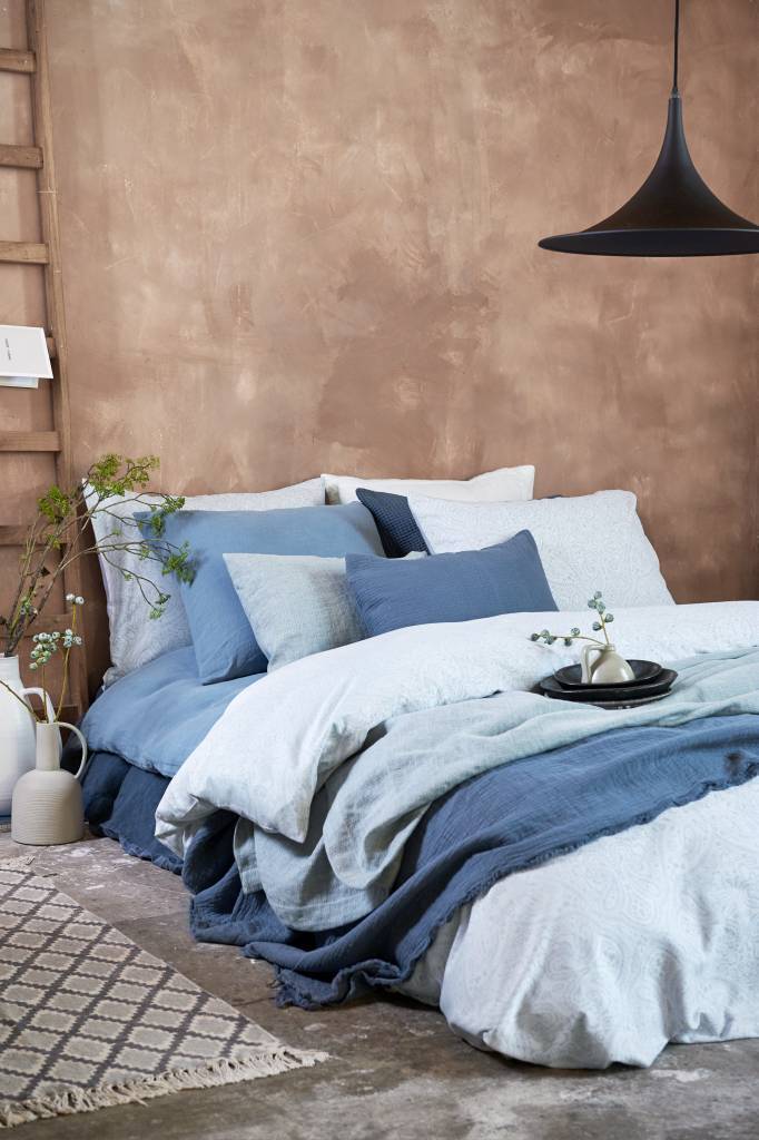 Vandyck - Dekbedovertrek 200x220 cm PURITY 79 Vintage Blue-403 (linnen