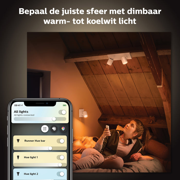 Philips Hue Runner Opbouwspot - 2-spots