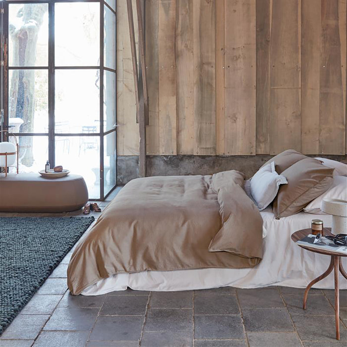 vtwonen Flanel Dekbedovertrek 200 x 220 cm - Zand