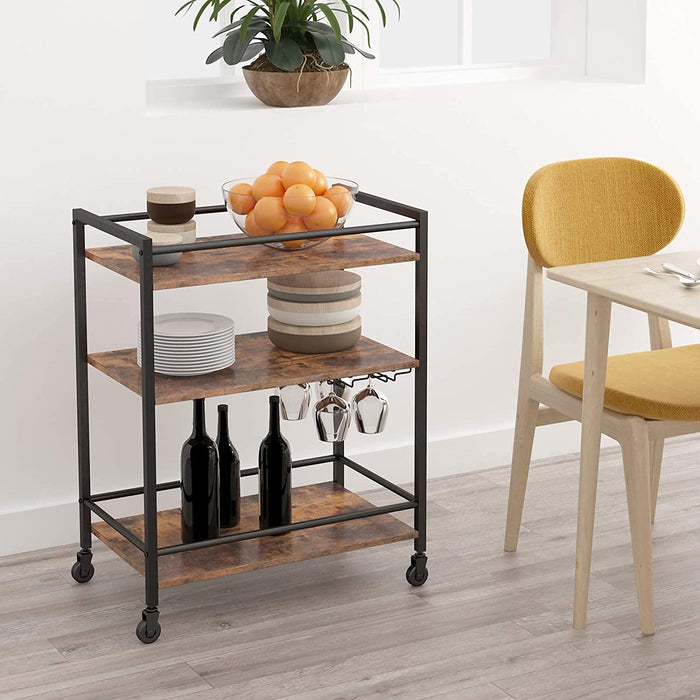 Furnilux - Serveerwagen - 3-laagse keukenwagen