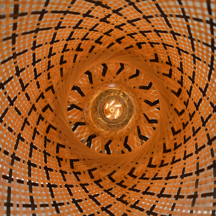 GOOD&MOJO Kalimantan Hanglamp Langwerpig - Ø34cm - Naturel