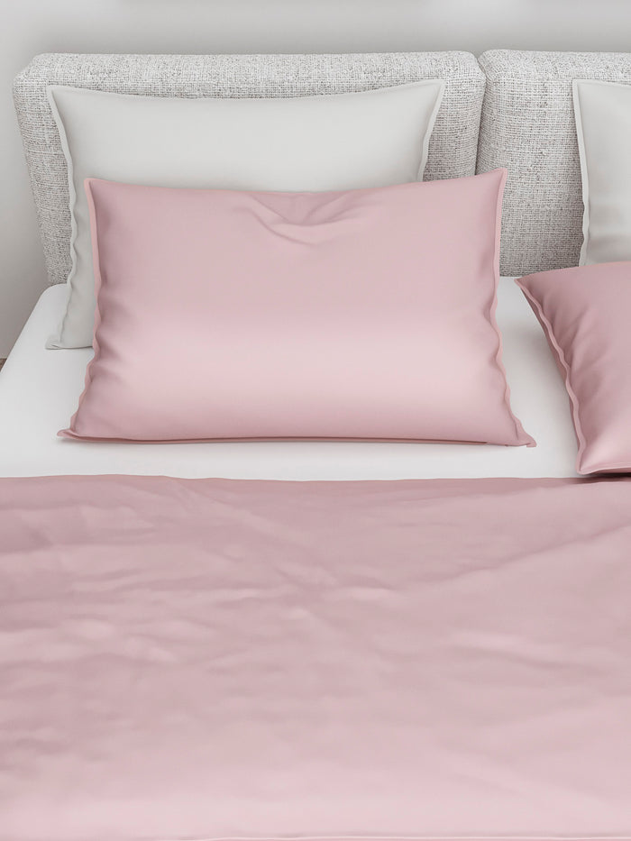 Zo Home Dekbedovertrek Katoen Satijn Satinado Uni - shady pink