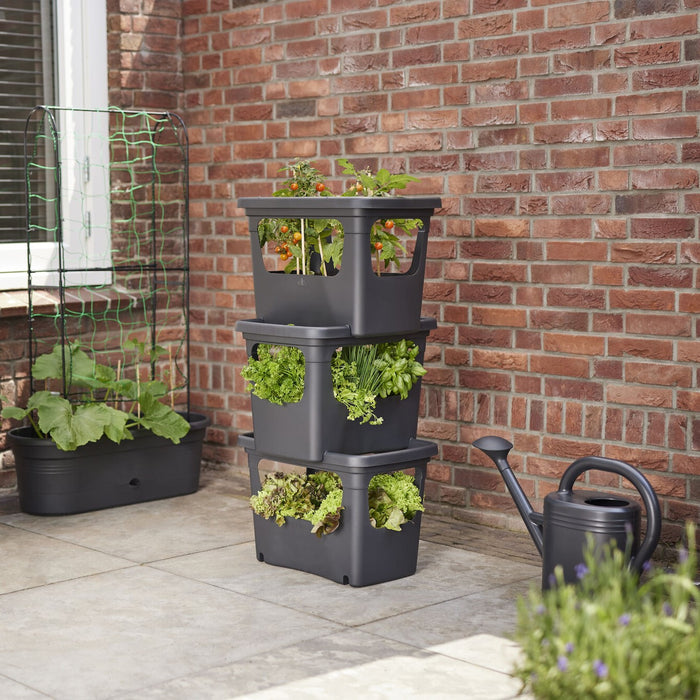 Elho Green Basics Stack & Grow - Groen