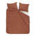 vtwonen Flanel Dekbedovertrek 240 x 220 cm - Terra