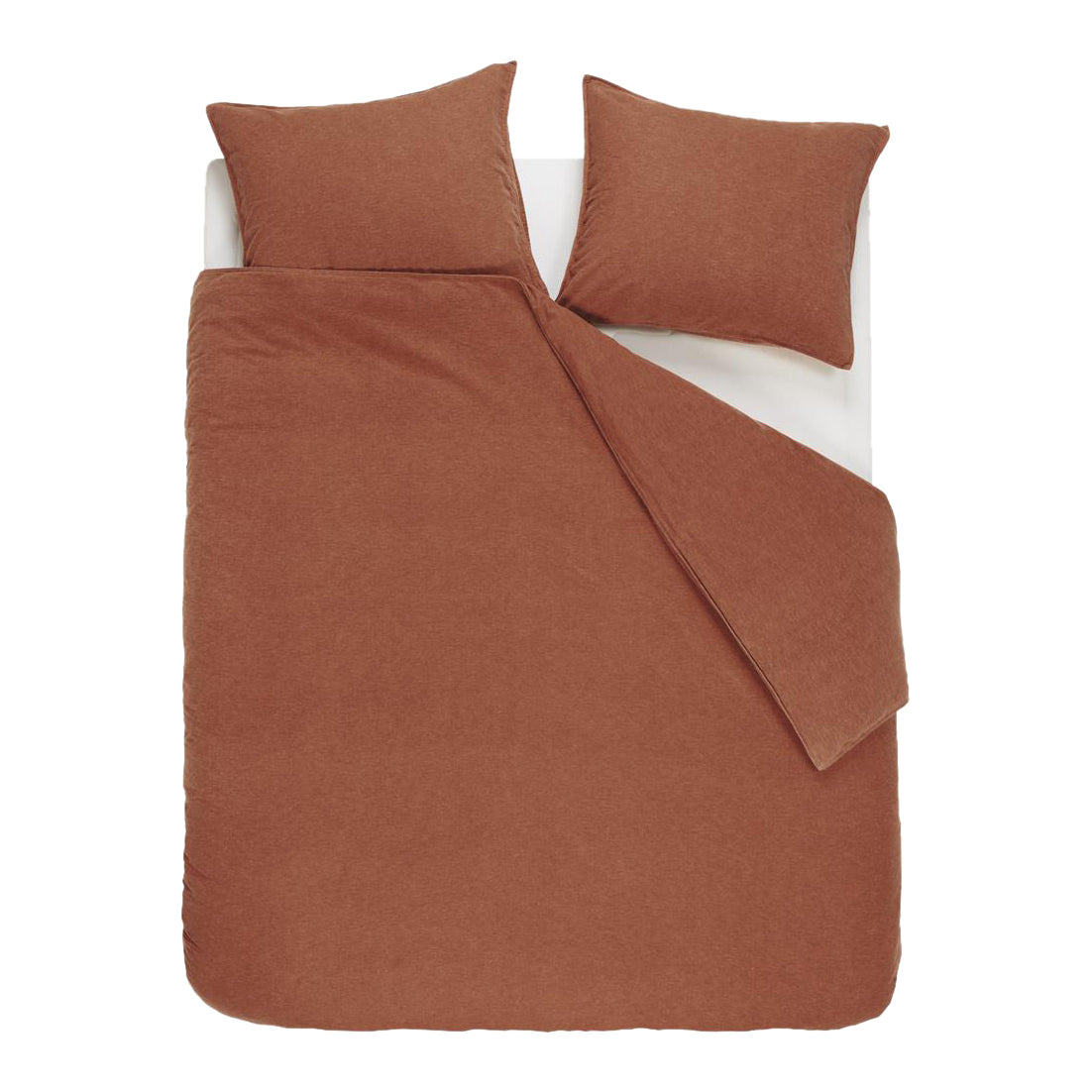 vtwonen Flanel Dekbedovertrek 240 x 220 cm - Terra