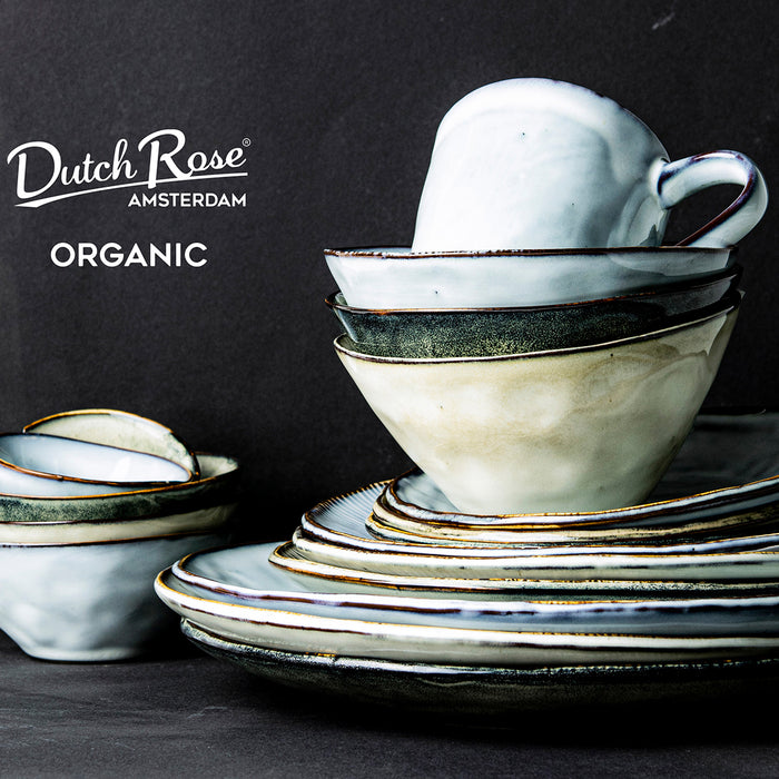 Dutch Rose Amsterdam Organic Kommen Ø 11,5 cm - Groen - 4 st.