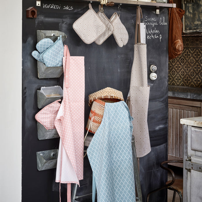 Tiseco Home Studio Geometric Ovenwant - Soft Pink