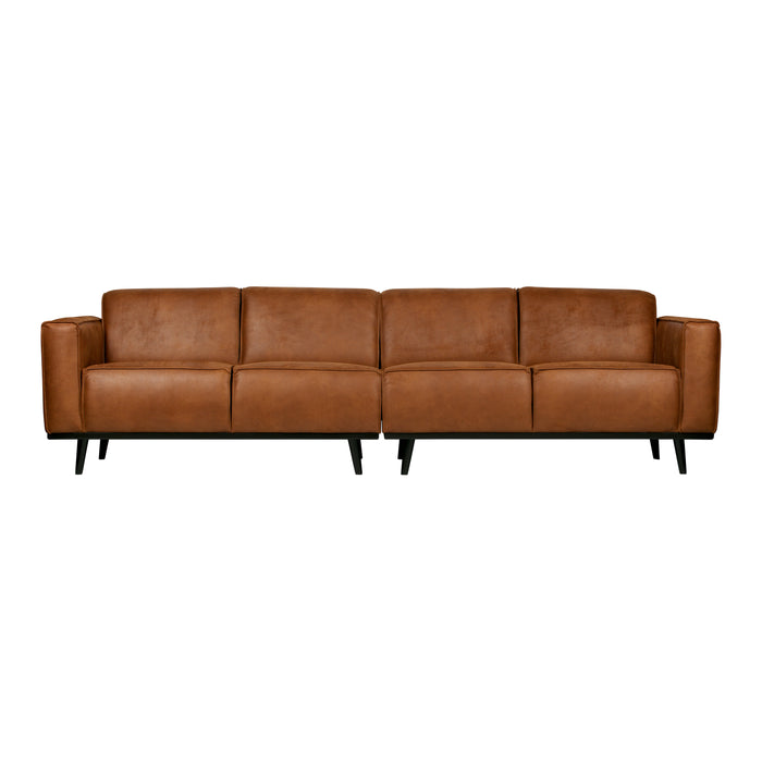 WOOOD Statement 4-zitsbank - Eco-leder - Cognac
