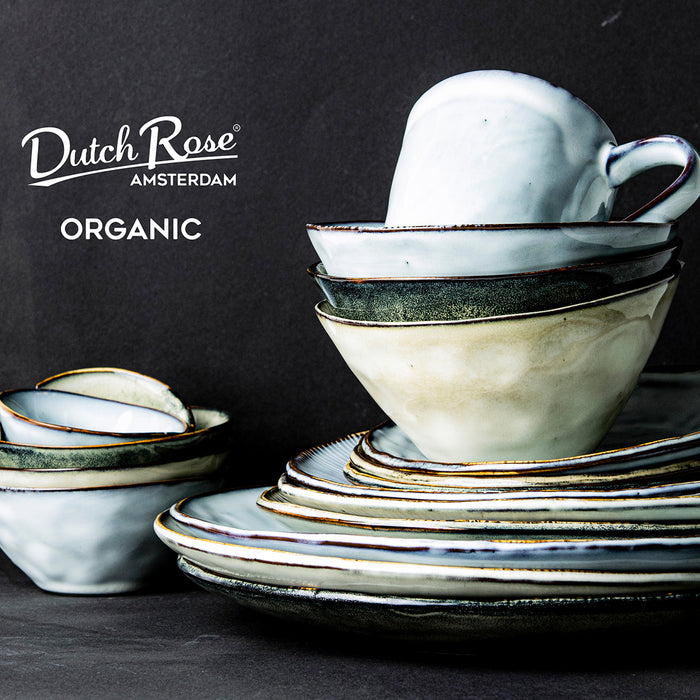 Dutch Rose Amsterdam Organic Kommen Ø 8 cm - Groen - 4 st.