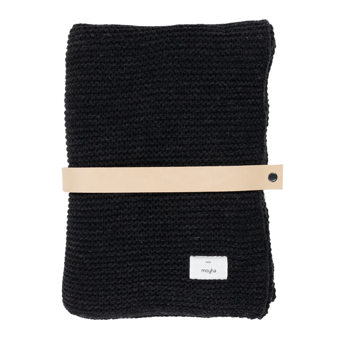 Moyha deken Warm Feeling - Antraciet