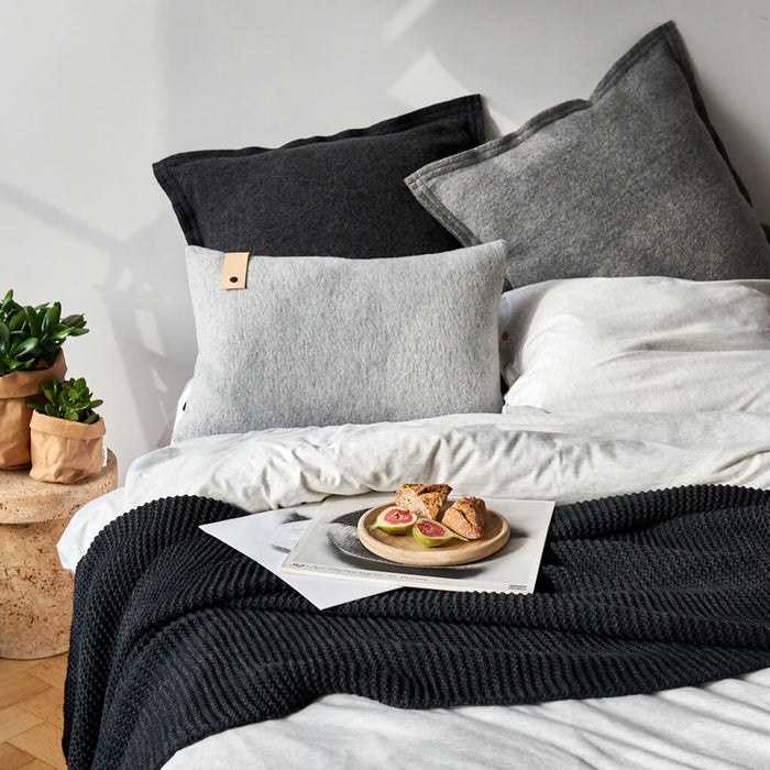Moyha deken Warm Feeling - Antraciet