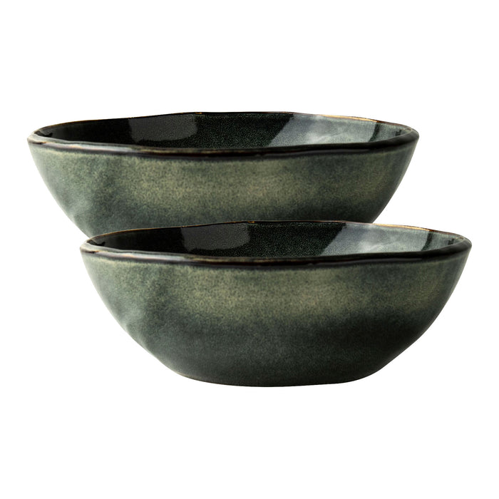 Dutch Rose Amsterdam Organic Schalen Ø 23 cm - Groen - 2 st.