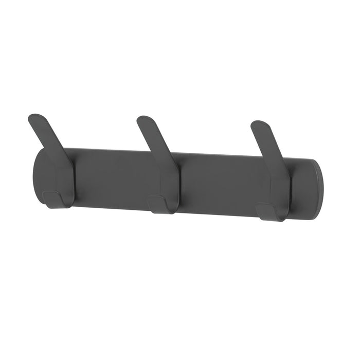 iDesign Kapstok wand - Zwart - Kapstok - 5 haken