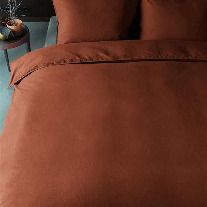 vtwonen Natural Stone Dekbedovertrek 200 x 200/220 cm - Terra