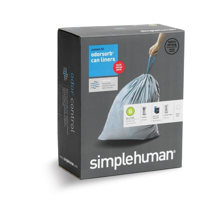 Simplehuman Code G Afvalzakken 30 Liter - 20 zakken