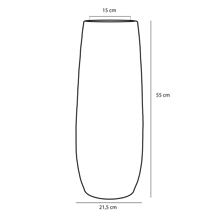Mica Decorations Clemente Vaas H55 x Ø21,5 cm
