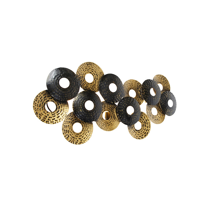 QAZQA Art deco oosterse wandlamp antiek goud 3-lichts - Balla