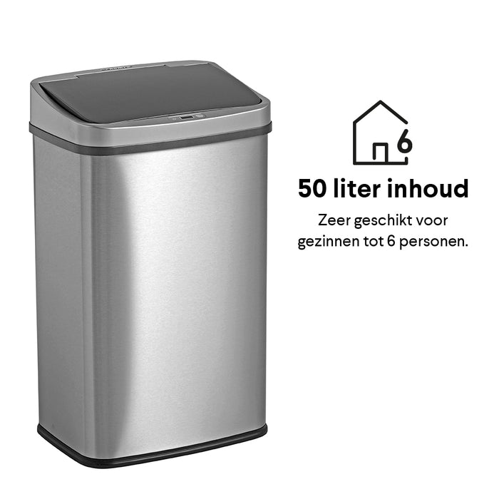 Homra LUX Sensor Afvalemmer 50 Liter