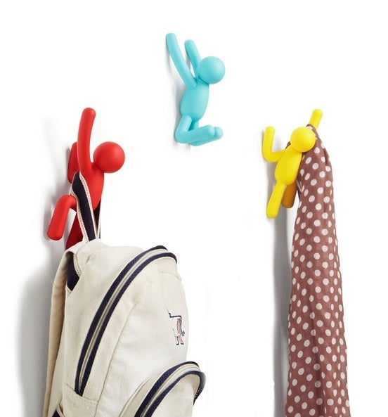 Umbra Buddy Kapstokhaken - Set van 3 - Multicolor