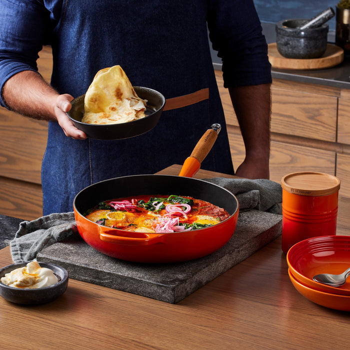 Le Creuset Sauteerpan Ø 28 cm - Oranjerood