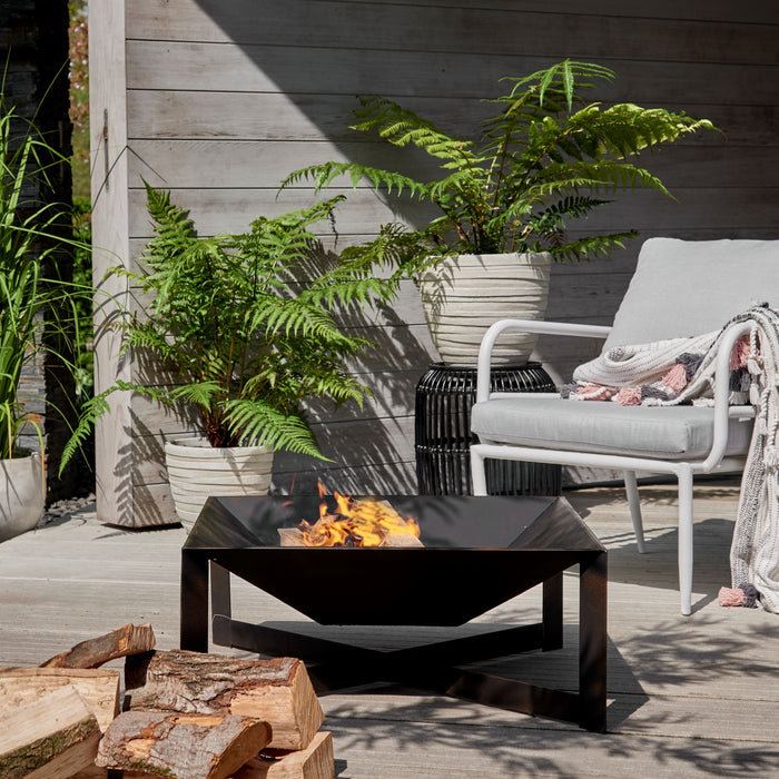 Outdoor living by Decoris Vuurschaal - Zwart