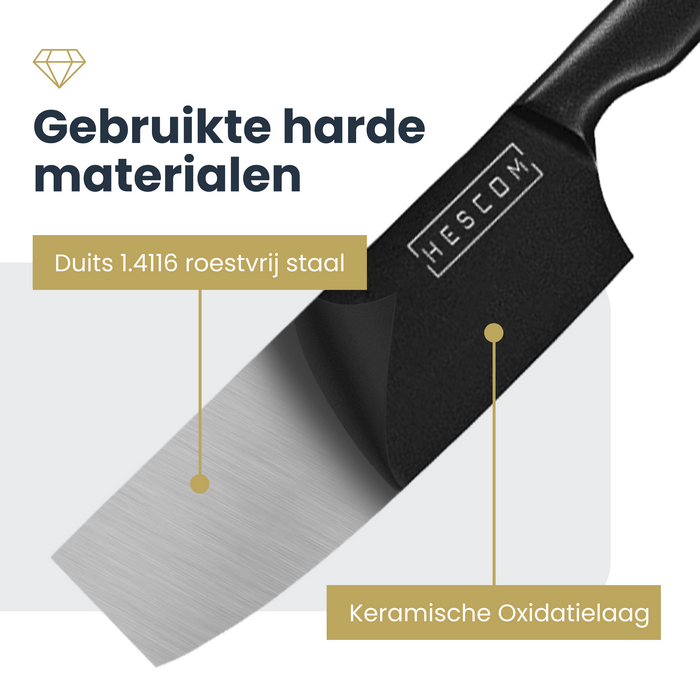 Hescom Hakmes van Roestvrij staal met een Keramische coating
