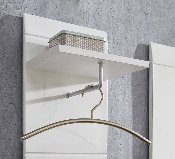 Germania Kapstok Paneel Adana - H152 X B30 X D23 Cm - Wit