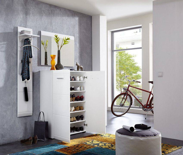 Germania Kapstok Paneel Adana - H152 X B30 X D23 Cm - Wit