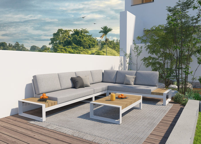 Taste Matisse loungeset - Wit - 5 delig