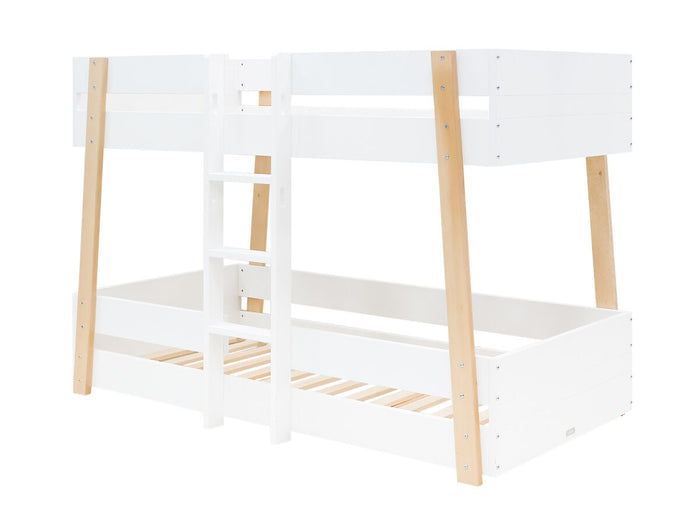 Bopita Lisa stapelbed 90x200 - Wit|Naturel