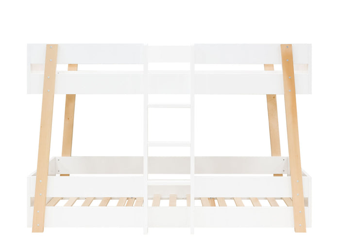 Bopita Lisa stapelbed 90x200 - Wit|Naturel