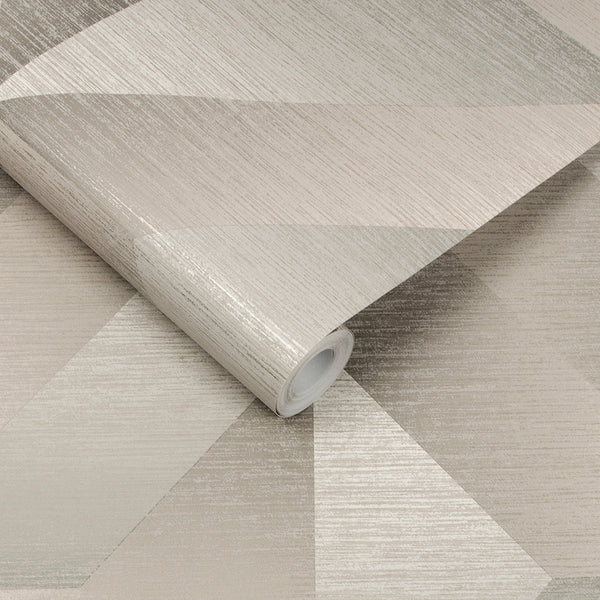 Graham & Brown vliesbehang Atelier Geo Stone grijs
