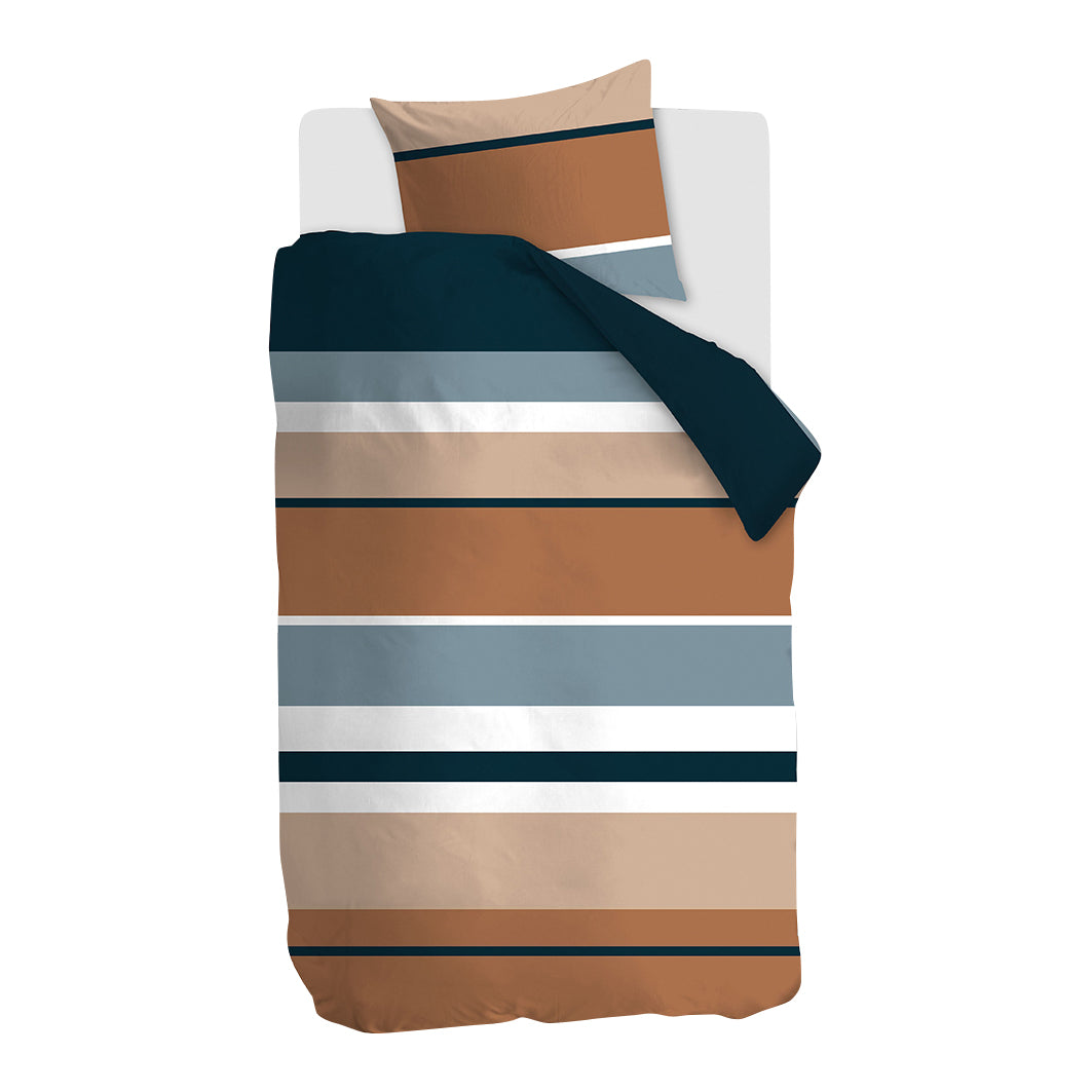 Ambiante Andy Dekbedovertrek 140 x 200/220 cm - Blauw