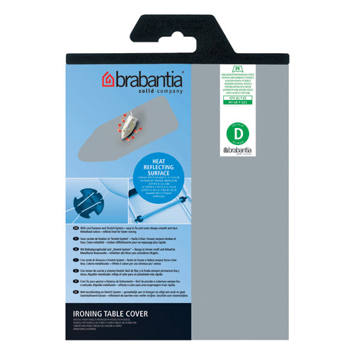 Brabantia Metallic Type D Strijkplankhoes 135 x 45 cm