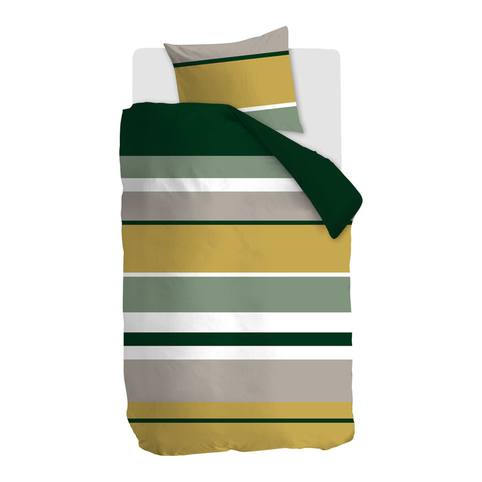 Ambiante Andy Dekbedovertrek 140 x 200/220 cm - Groen